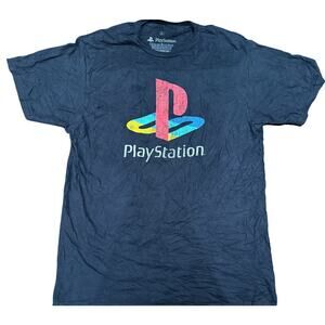 Vintage Tees - Sony Playstation Logo Graphic Tee*SZ‎ L